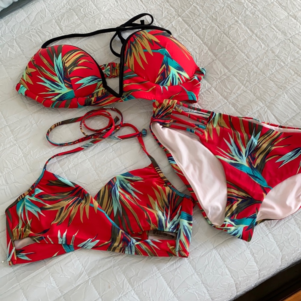 3 piece bikini set Victoria’s Secret sz L